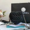 Chanel Mini Heart Bag Black For Women 7in/18cm AS3191 B07958 94305