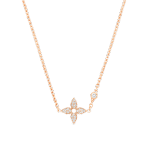 Idylle Blossom Pendant, Pink Gold And Diamonds