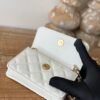 Chanel Clutch With Chain White For Women, Women&rsquo;s Bags 4.8in/12.3cm