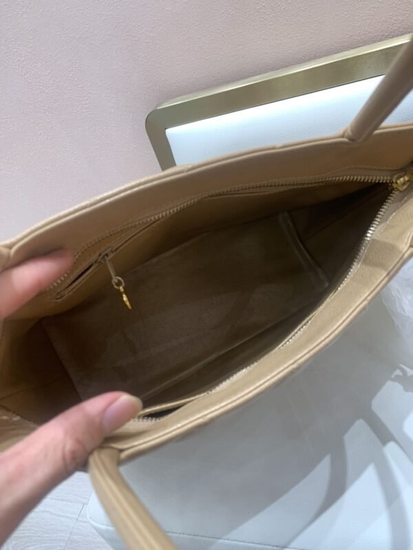 CHANEL Medallion Tote Bag Brown