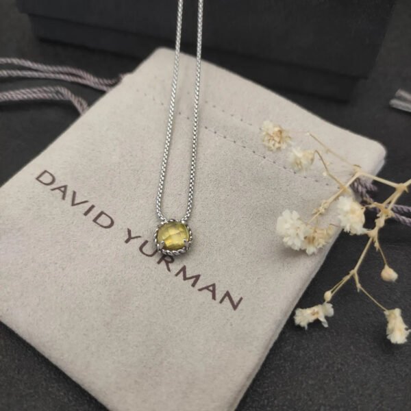 CE19C70F-C4C7-6E62-68CB-C189B7AD26CE.jpg Petite Chatelaine® Necklace Sterling Silver with Citrine, 10mm