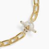 DY Madison&reg; Toggle Chain Necklace 18K Yellow Gold with Diamonds, 11mm