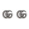 Sterling Silver Marmont Double G Stud Earrings