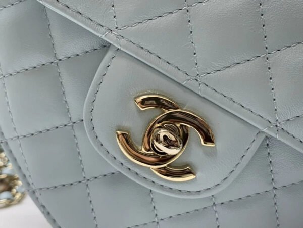 Chanel Mini Heart Bag Grey For Women 7in/18cm AS3191 B07958