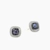CF3A8F85-9622-EBF0-29D0-02E98082AADC.jpg Albion® Stud Earrings Sterling Silver with Black Orchid and Diamonds, 7mm