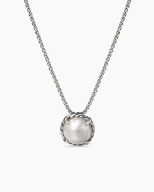 CFAF4AF6-79DE-7372-BBD2-0E56178E0128.jpg Petite Chatelaine® Necklace Sterling Silver with Pearl, 10mm