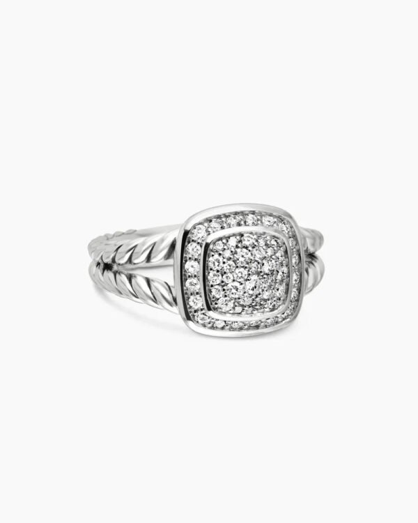 CFD38DD9-79BB-3A9B-6445-B9FF77DBA04D.jpg Petite Albion® Ring Sterling Silver with Pavé Diamonds - 6