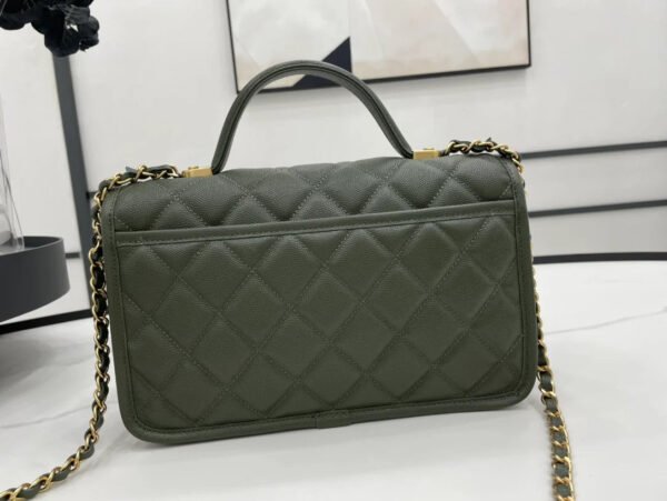 Chanel AS3653 22K Bag Dark Green For Women, Women&rsquo;s Bags 9.8in/25cm