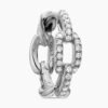 D069A7F6-AF34-5C92-A4C7-3B454A438F4D.jpg Stax Chain Link Huggie Hoop Earrings 18K White Gold with Diamonds, 24mm