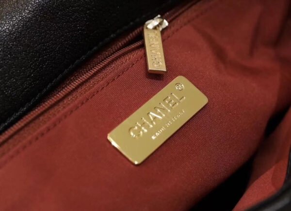 Chanel 19 Handbag 26cm Black For Women AS1160 B04852 94305