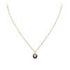 B Blossom Pendant, Yellow Gold, White Gold, Onyx And Diamonds