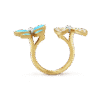 Two Butterfly Between the Finger ring