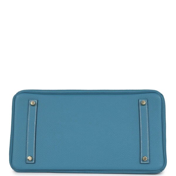 Birkin 25 Blue Jean Togo Gold Hardware