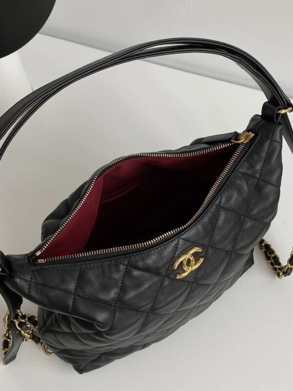 Chanel Maxi Hobo Bag Black For Women, Women&rsquo;s Bags 13.7in/35cm AS3488 B08857 94305