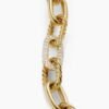 DY Madison&reg; Chain Bracelet 18K Yellow Gold with Diamonds