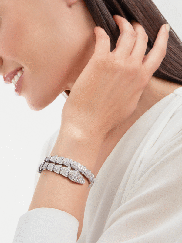 Bvlgari diamond bracelet in plated