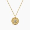 D4785F45-B551-4AFC-4B69-86148122227B.jpg Initial Charm Necklace 18K Yellow Gold with Diamond Z