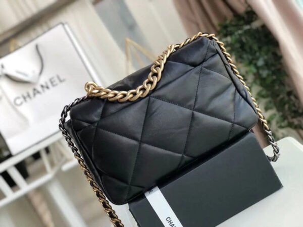 D4ED4255-2D4F-6BBC-4166-F376E809EE3C.jpg Chanel 19 HandBag Black For Women 11.8in/30cm