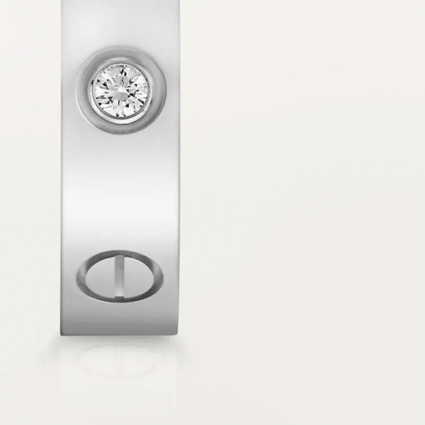 LOVE WEDDING BAND, 1 DIAMOND