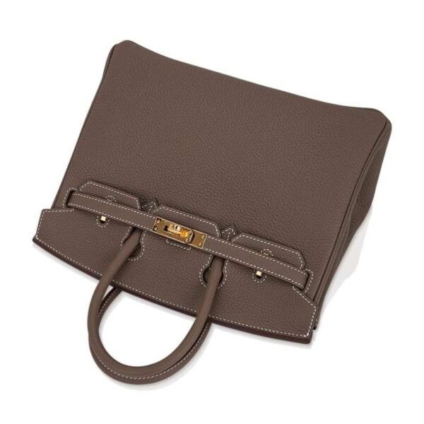 Birkin 25 Bag Etoupe Togo Leather with Gold Hardware
