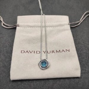 D5E14785-1E80-8EC1-212D-9E3AAB3419A4.jpg Petite Chatelaine® Necklace Sterling Silver with Blue Topaz, 10mm
