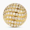 D6DE9189-61D1-844B-DA60-D4DAF91C6979.jpg Sculpted Cable Stud Earrings 18K Yellow Gold with Diamonds, 14mm