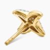 D86C33D6-3894-B362-65F9-A04E3372D8BD.jpg Petite X Stud Earrings 18K Yellow Gold with Diamonds, 8.4mm