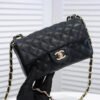 Chanel Mini Flap Bag Black For Women 7.8in/20cm A69900