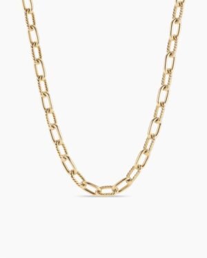 DY Madison Chain Necklace 18K Yellow Gold, 11mm
