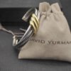 David Yurman Cable Twist Bangle in 14K Yellow Gold/Sterling Silver