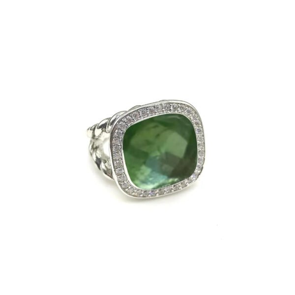 DC18ED0C-9C50-52E0-4F8F-05F3B3CAAD13.jpg Albion® Ring Sterling Silver with Prasiolite and Diamonds, 14mm