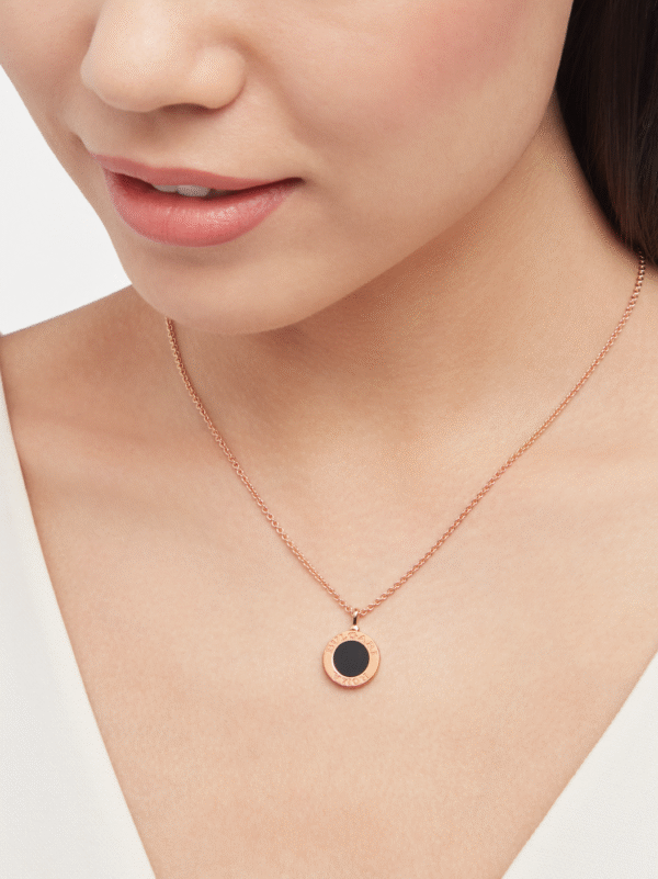 Bulgari Double Faceted Gemstone Necklace