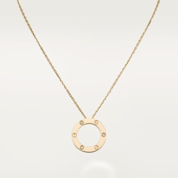 LOVE NECKLACE, 3 DIAMONDS