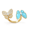 Two Butterfly Between the Finger ring