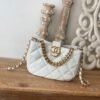 Chanel Small Hobo Bag Gold Hardware White For Women, Women&rsquo;s Handbags, Shoulder Bags 7.5in/19cm