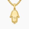 DE39049F-3CF1-F72A-8EA3-8D22AE054253.jpg Hamsa Amulet 18K Yellow Gold with Pavé Diamonds and Blue Sapphire, 24.6mm