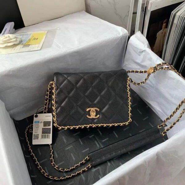 Chanel Flapbag With Chain Black For Women, Women&rsquo;s Bags 8.3in/21cm