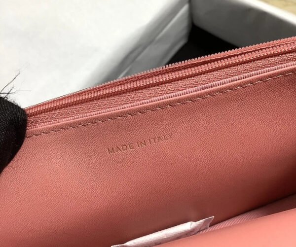 Chanel Hand-Held Oblique Cross Bag Pink For Women, Women&rsquo;s Bags 6.7in/19cm