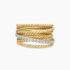 DF4CB516-BCD7-E335-DEEE-94C33B55BF56.jpg Crossover Ring 18K Yellow Gold with Diamonds - 6