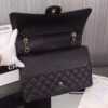Chanel Classic Maxi Handbag Grained Calfskin & Gold Metal A01115