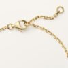 LOVE BRACELET, ON CHAIN, SEMI-PAVED
