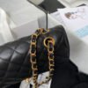 Chanel Small Classic Handbag Grained Calfskin & Gold-Tone Metal