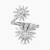 E1A2F05A-DE60-8FED-1958-EB464880C274.jpg Starburst Bypass Ring Sterling Silver with Diamonds, 27.5mm