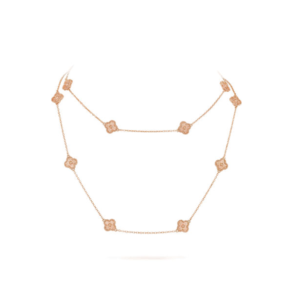 Sweet Alhambra long necklace, 16 motifs