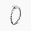 E4647C0C-C823-5F23-FBEE-790A6CD949AC.jpg Cable Collectibles® Heart Stack Ring Sterling Silver with Pave Diamonds, 6.2mm