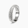 E5EC849F-3FAA-ECE0-CA0D-011DC2174753.jpg Crossover Band Ring Sterling Silver with Diamonds, 5.3mm