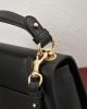 Gucci Blondie Leather Top Handle Black 27x17cm