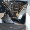 E73B0853-4B79-F3E0-BEBE-4E9B1E9E3CC3.jpg Chanel 22 Handbag Black For Women 16.4in/42cm AS3261 B08872 94305