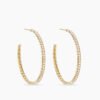 E82AA20E-2CA4-605F-6B75-C672CA84CA69.jpg Pave Hoop Earrings 18K Yellow Gold with Diamonds, 38mm