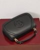 Gucci Blondie Leather Top Handle Black 27x17cm